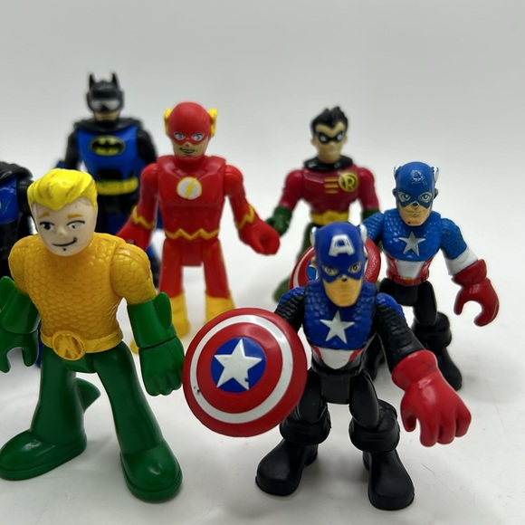 Imaginext dc and marvel lot 8 figures - Picture 3 of 4